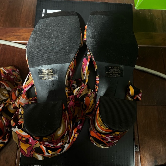 I.N.C. Tie up heels - Picture 3 of 4